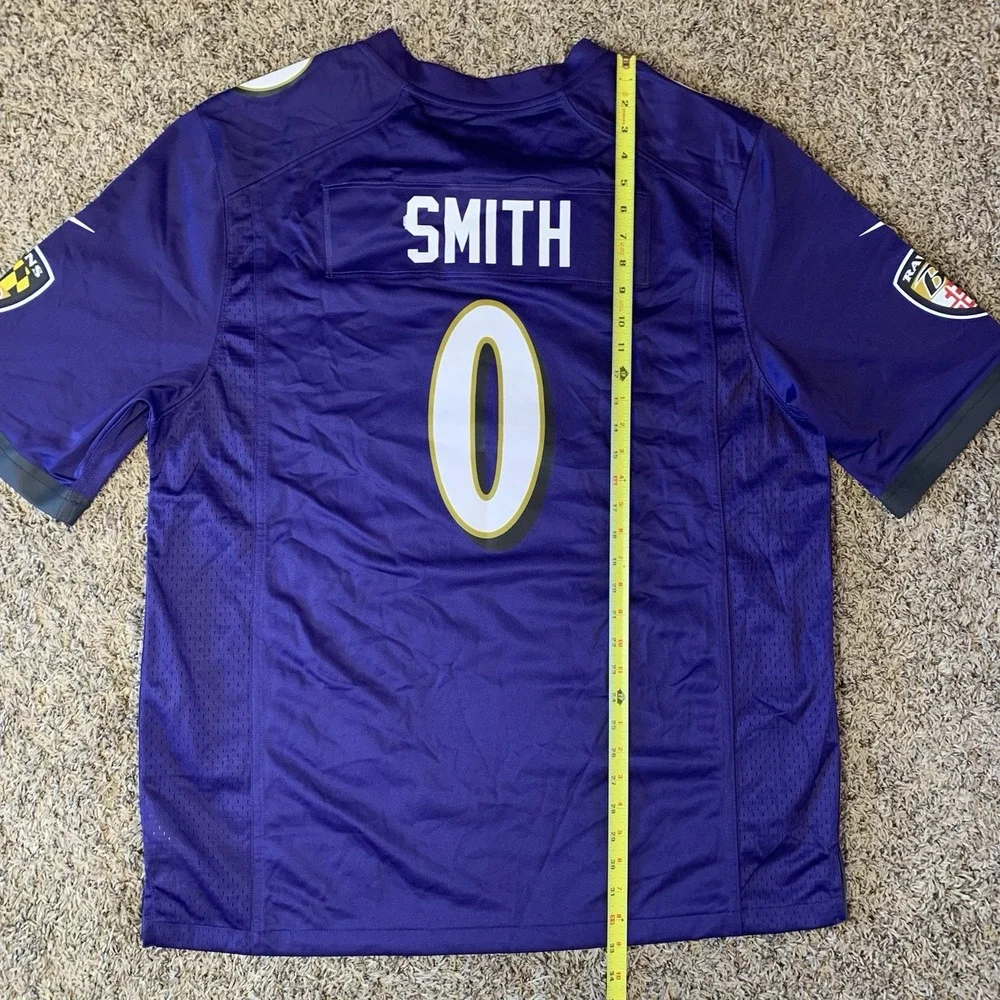 Nike Baltimore Ravens Jersey Mens XL NFL On Field Roquan Smith #0 Blank Front